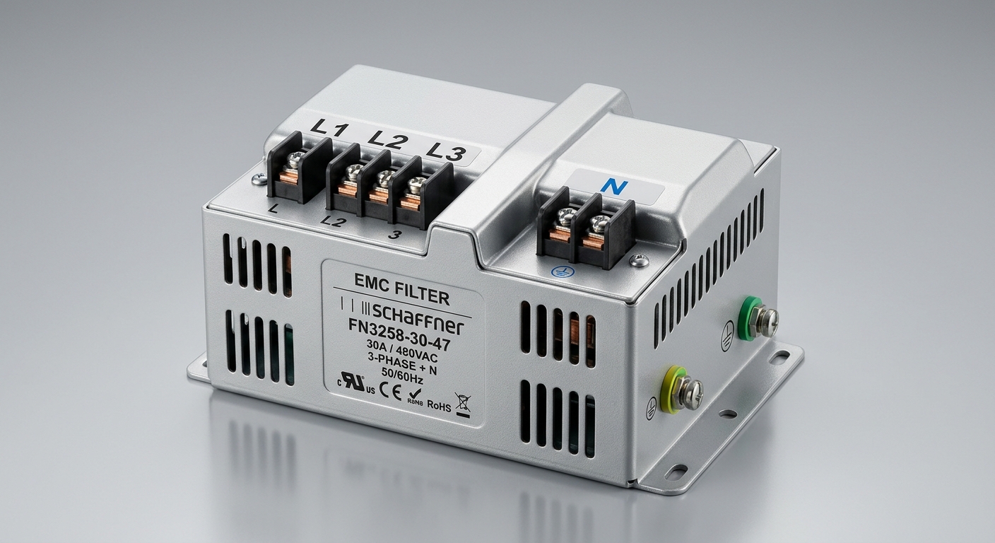 three phase filters with neutral